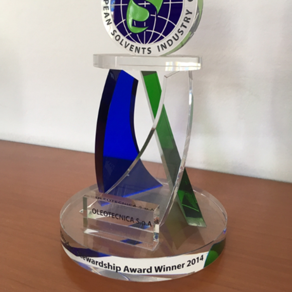 Oleotecnica wins the ESIG Product Stewardship Award 2014